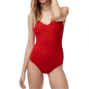 Aritzia Talula Red  Adjustable Strap Bodysuit - Small